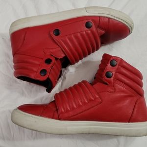 Sold! Aldo High Top Sneakers (RARE!) Size 14 Red